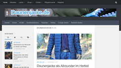 Details : Modeportal zum Thema Daunenjacken und Winterjacken