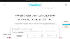 Followersheaven.de - Homepage für Social Media Vermittlung