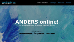 Margit Anderson - Anders online! - Online-Redaktion