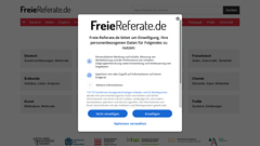 Freie-Referate.de - Referate kostenlos und ohne Anmeldung