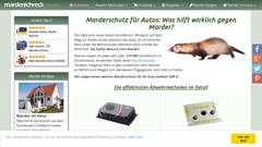 Marderschreck Test